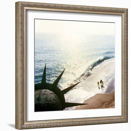 Planet of the Apes, 1968, Statue of Liberty-null-Framed Premium Photographic Print