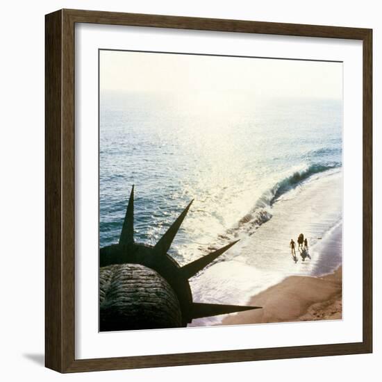 Planet of the Apes, 1968, Statue of Liberty-null-Framed Premium Photographic Print