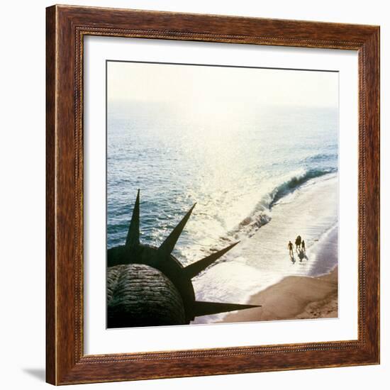 Planet of the Apes, 1968, Statue of Liberty-null-Framed Premium Photographic Print