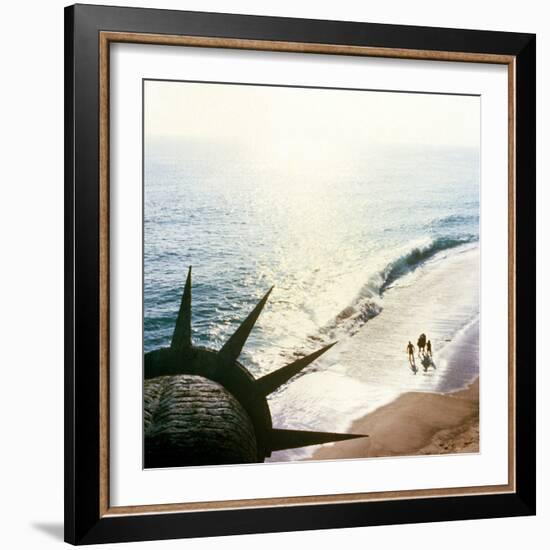 Planet of the Apes, 1968, Statue of Liberty-null-Framed Premium Photographic Print