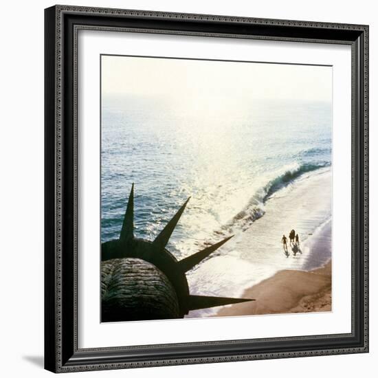 Planet of the Apes, 1968, Statue of Liberty-null-Framed Premium Photographic Print