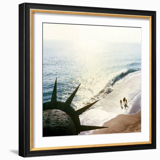 Planet of the Apes, 1968, Statue of Liberty-null-Framed Premium Photographic Print