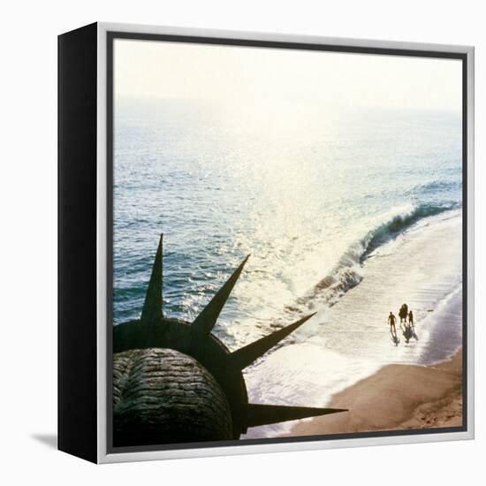 Planet of the Apes, 1968, Statue of Liberty-null-Framed Stretched Canvas