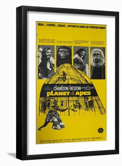 Planet of the Apes, 1968-null-Framed Art Print