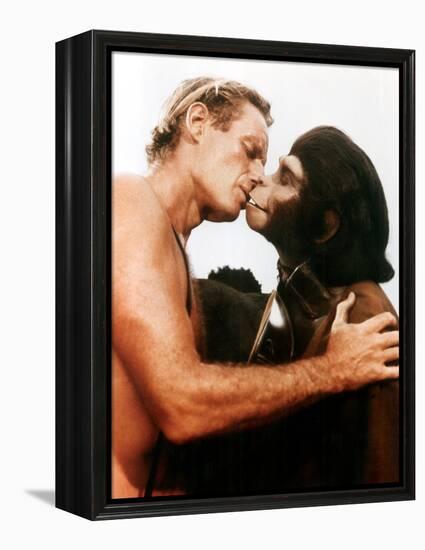 Planet Of The Apes, Charlton Heston, Kim Hunter, 1968-null-Framed Stretched Canvas