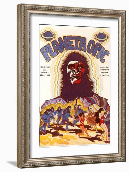 Planet of the Apes, Czchecoslovakian Movie Poster, 1968-null-Framed Art Print