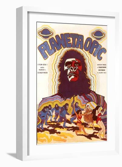 Planet of the Apes, Czchecoslovakian Movie Poster, 1968-null-Framed Art Print