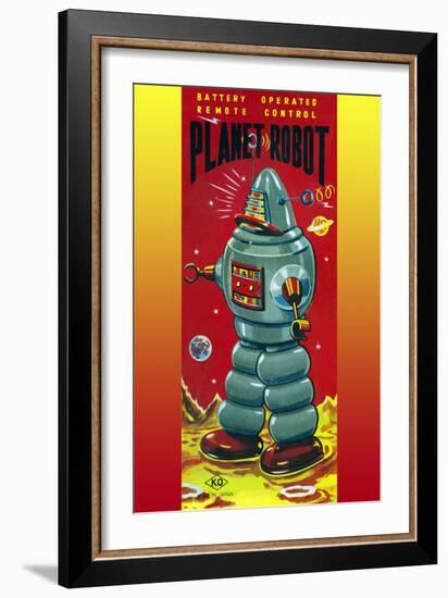 Planet Robot-null-Framed Art Print