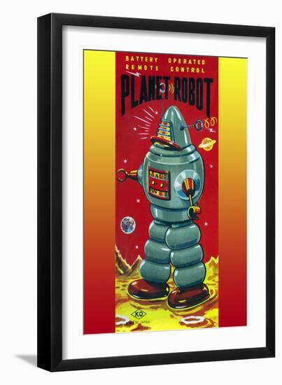 Planet Robot-null-Framed Art Print