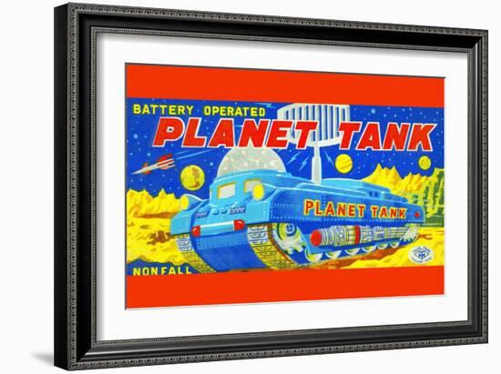 Planet Tank-null-Framed Art Print