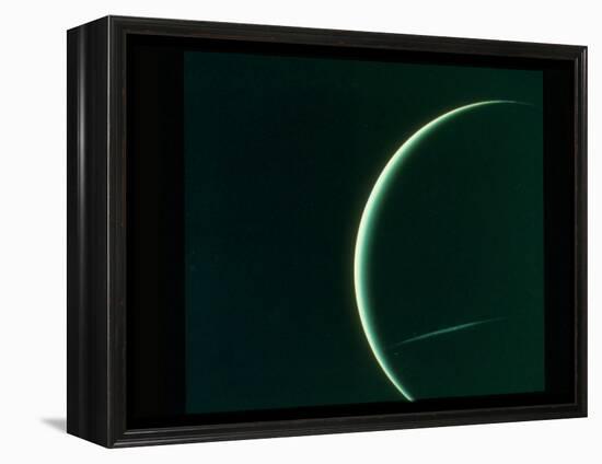 Planet Uranus Taken from Voyager 2 Spacecraft-null-Framed Premier Image Canvas