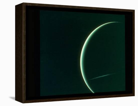 Planet Uranus Taken from Voyager 2 Spacecraft-null-Framed Premier Image Canvas