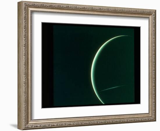 Planet Uranus Taken from Voyager 2 Spacecraft-null-Framed Photographic Print