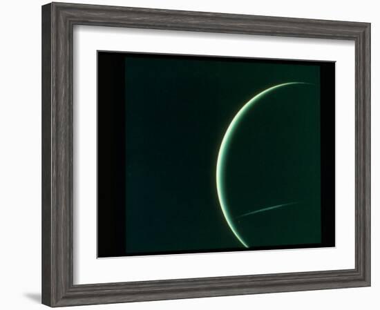 Planet Uranus Taken from Voyager 2 Spacecraft-null-Framed Photographic Print