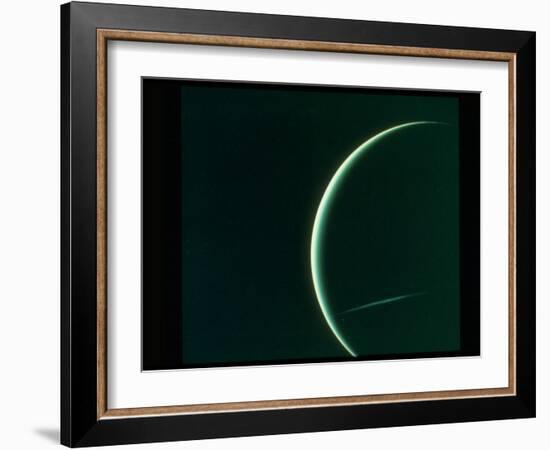 Planet Uranus Taken from Voyager 2 Spacecraft-null-Framed Photographic Print