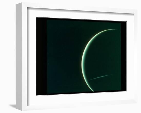 Planet Uranus Taken from Voyager 2 Spacecraft-null-Framed Photographic Print