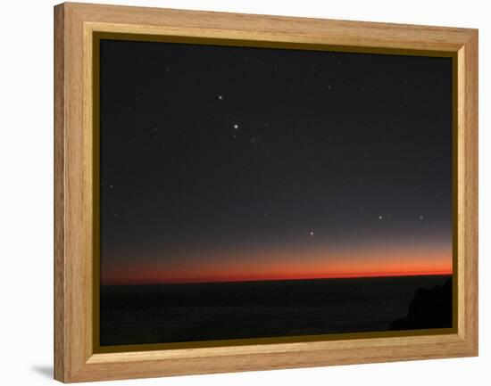 Planetary Conjunction, Optical Image-Eckhard Slawik-Framed Premier Image Canvas