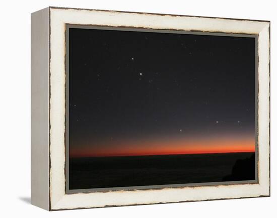 Planetary Conjunction, Optical Image-Eckhard Slawik-Framed Premier Image Canvas