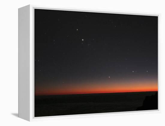 Planetary Conjunction, Optical Image-Eckhard Slawik-Framed Premier Image Canvas