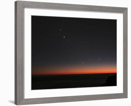 Planetary Conjunction, Optical Image-Eckhard Slawik-Framed Photographic Print