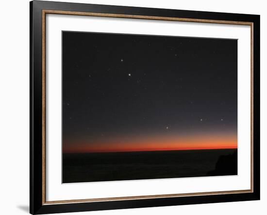 Planetary Conjunction, Optical Image-Eckhard Slawik-Framed Photographic Print