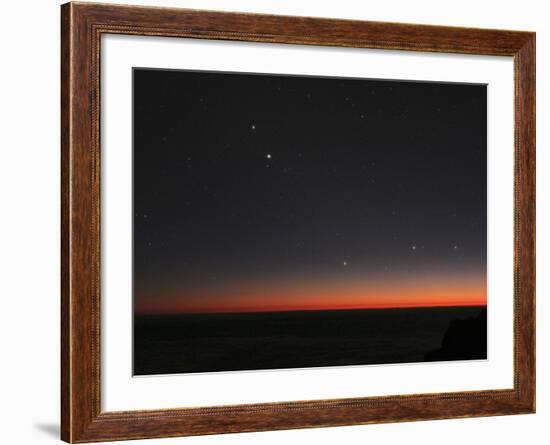 Planetary Conjunction, Optical Image-Eckhard Slawik-Framed Photographic Print