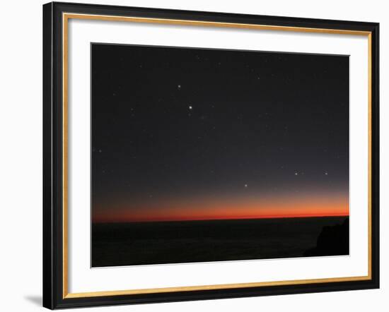 Planetary Conjunction, Optical Image-Eckhard Slawik-Framed Photographic Print