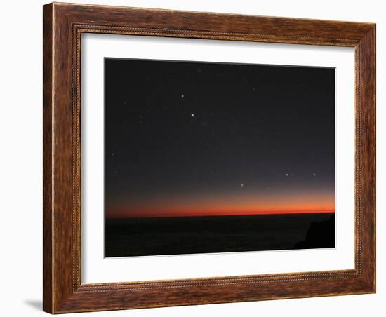 Planetary Conjunction, Optical Image-Eckhard Slawik-Framed Photographic Print