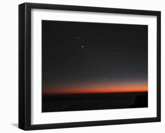 Planetary Conjunction, Optical Image-Eckhard Slawik-Framed Photographic Print