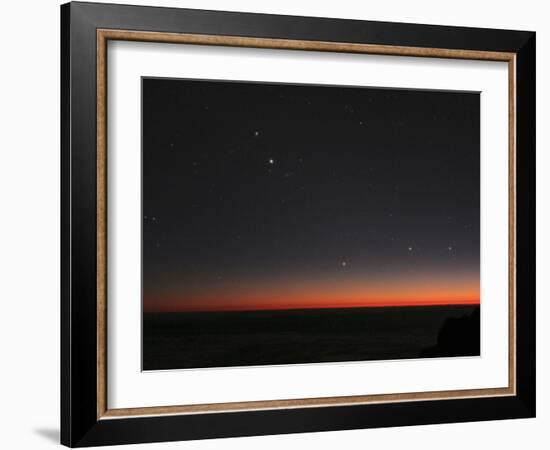 Planetary Conjunction, Optical Image-Eckhard Slawik-Framed Photographic Print