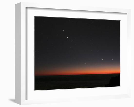 Planetary Conjunction, Optical Image-Eckhard Slawik-Framed Photographic Print