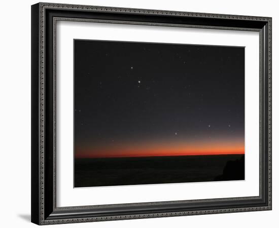 Planetary Conjunction, Optical Image-Eckhard Slawik-Framed Photographic Print