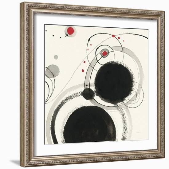 Planetary III with Red-Shirley Novak-Framed Art Print