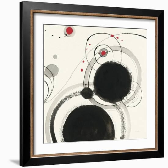 Planetary III with Red-Shirley Novak-Framed Art Print