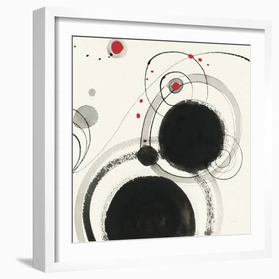 Planetary III with Red-Shirley Novak-Framed Art Print