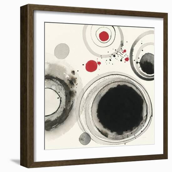 Planetary IV with Red-Shirley Novak-Framed Art Print