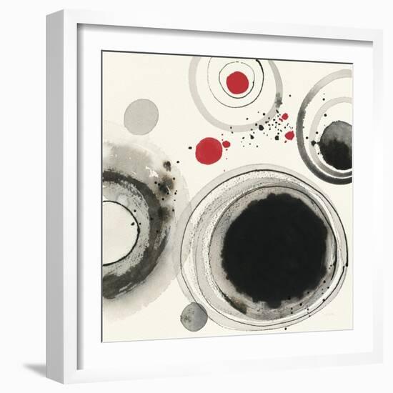 Planetary IV with Red-Shirley Novak-Framed Art Print