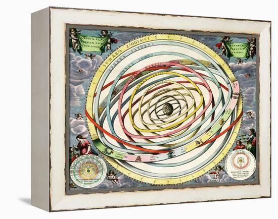 Planetary Orbits, Harmonia Macrocosmica, 1660-Science Source-Framed Premier Image Canvas