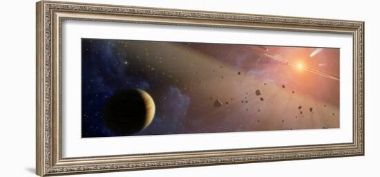 Planetary System Epsilon Eridani-Stocktrek Images-Framed Photographic Print