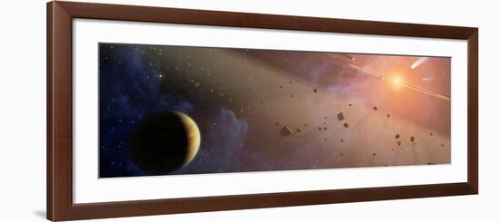 Planetary System Epsilon Eridani-Stocktrek Images-Framed Photographic Print