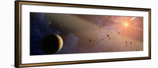 Planetary System Epsilon Eridani-Stocktrek Images-Framed Photographic Print