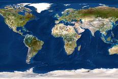 Whole Earth Map-PLANETOBSERVER-Photographic Print
