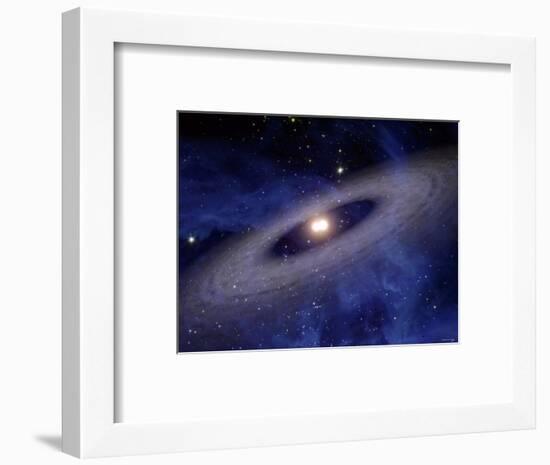 Planets and Asteroids Circle Around Not One, But Two Suns-Stocktrek Images-Framed Photographic Print