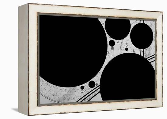 Planets and Symbols-null-Framed Stretched Canvas