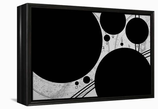 Planets and Symbols-null-Framed Stretched Canvas
