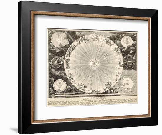 Planets and Zodiac-null-Framed Photographic Print