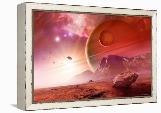 Planets In the Orion Nebula-Detlev Van Ravenswaay-Framed Premier Image Canvas