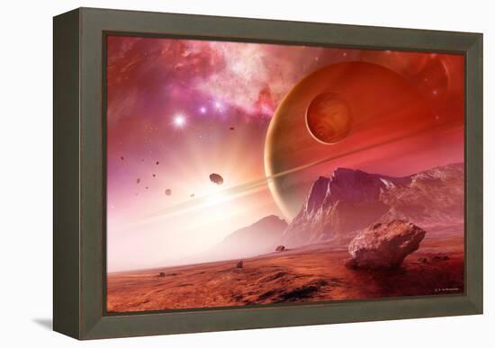 Planets In the Orion Nebula-Detlev Van Ravenswaay-Framed Premier Image Canvas