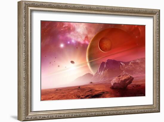 Planets In the Orion Nebula-Detlev Van Ravenswaay-Framed Photographic Print