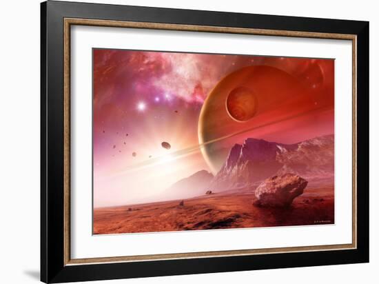 Planets In the Orion Nebula-Detlev Van Ravenswaay-Framed Photographic Print